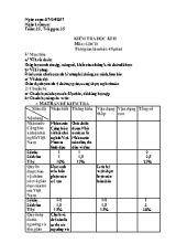 Giáo án Giáo dục công dân Lớp 7 - Tiết 35 Kiểm tra học kỳ II - Năm học 2016-2017